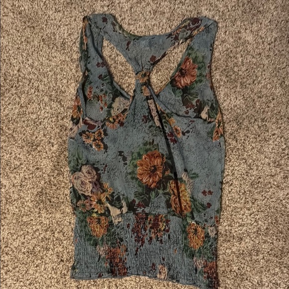 American Rag Green Sleeveless Racerback Tank Top - Picture 3 of 4